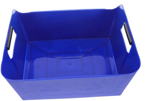 Square Plastic Beer Bucket with Handle, 12 Can Ice Container