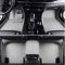 Auto FußMatten Nach Maß für Citroen C2 2003-2009,Leder Bodenmatte Fussmatten Automatten Vorne Hinten VollstäNdige Abdeckung Teppichschutzmatten Zubehör,G-Gray