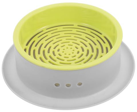 CLISPEED Katzengras Pflanzgefäß für Haustiere Runder Hydrokultur Erde Praktische Katzengrasbox für Gesundes Katzensnack Pflanzen und Pflege für Sonnige