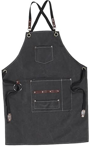 COLLBATH Delantal de Lona Multifuncional con Estilistas y Chefs Hombres y Mujeres