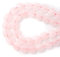 Natural Heart Shaped Rose Quartz Stone Beads 10mm Loose Crystal Healing Beads for DIY Necklace Bracelet Making Gemstone Craft Supplies