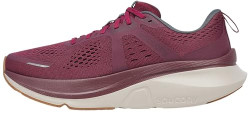 Saucony Men's Guide 18 Sneaker, Maroon, 9 UK