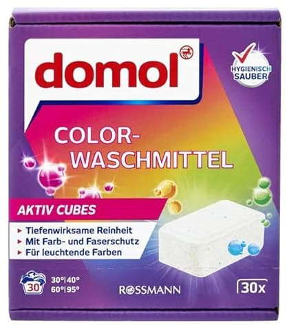 domol Colorwaschmittel Aktiv Cubes 30 WL (2er Pack)