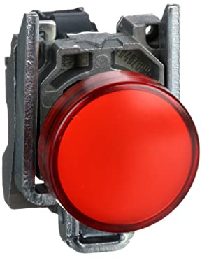 Schneider Electric Leuchtmelder Harmony XB4 24V ac/dc Rot, Ausschnitt-Ø 22mm LED Tafelmontage IP66, IP67, IP69(IP69K)