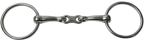 Korsteel JP Stainless Steel French Link Loose Ring Snaffle Bit