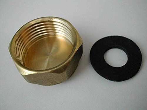 Brass cap 3/4 BSP and washer