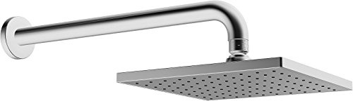 Hansa Kopfbrause HANSAVIVA 44260240 Brausearm 350mm, Brauskopf 200x200mm, verchromt