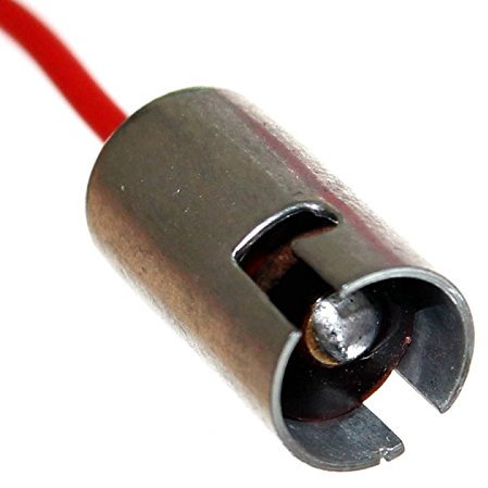 Old-Harvest 12x Ba9s Metall-Fassungen mit Zuleitung T4W Metallsockel-Fassung Lampenfassung Beleuchtung 12V 24V Umbau Reparatur Neu
