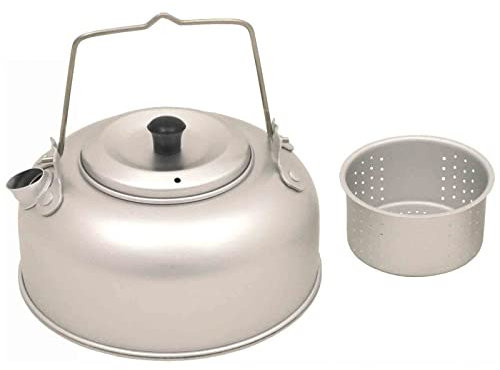 MFH Teekessel, mit Teesieb, Aluminium, 1 Qt