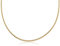 InCollections Damen-Halsreif 925/000 Sterlingsilber vergoldet Omega 2,2/45 cm 154029C240200