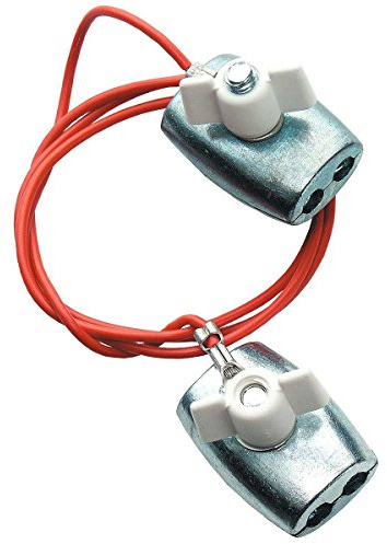 AKO Fencing Seilkupplung incl. 2 Seilverbinder, verwendbar für Seile bis zu Ø 6,5 mm, 44629/011