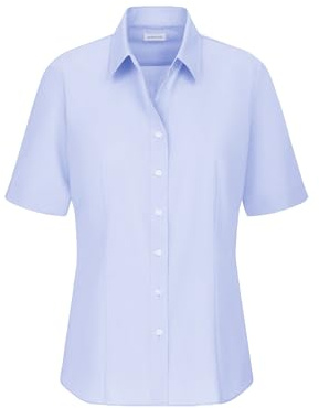 Seidensticker Damen Women Regular Shortsleeve Hemdbluse (1er Pack)