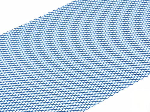 Aluminio rejilla de carreras Racinggitter Tuning rejilla 33 x 100 cm Azul Aluminio Nuevo