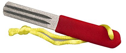 SE DF401FS Dual Grit Diamond Fishing Hook & Knife Sharpening Stone