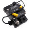 T Tocas 50A Interruttore per barca Trolling Motor ATV Trailer Auto Stereo Audio Batteria elettronica Sistema solare Fusibile in linea con interruttore di reset manuale, impermeabile, CC 12V-48V