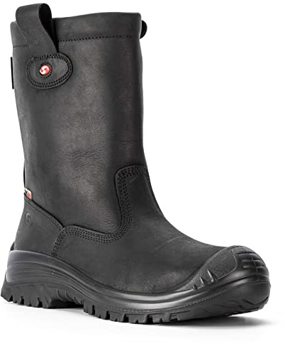 SIXTON Sicherheits-Winterstiefel Montana S3 EN ISO 20345:2011 S3 WR CI SRC schwarz Größe