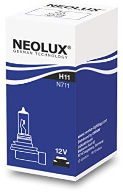NEOLUX Standard H11, Car and Motorcycle Halogen Headlight, N711, 3200 K, 12V, 55W, Folding Box (1 Bulb)