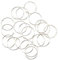 Pack of 20 VERY SMALL & EXTRA THIN 925 Sterling Silver Nose Rings size 8mm gauge 0.5mm