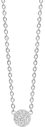 SIF Jakobs Damen-Ketten mit Anhänger 925 Sterlingsilber SJ-C1050-CZ