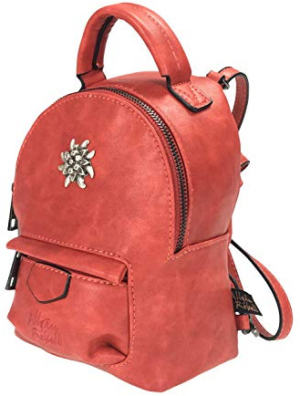 Allgäu Rebell Trachten Dirndl Rucksack Rosi mit Edelweiß Applikation 20cm x 16cm x 10cm