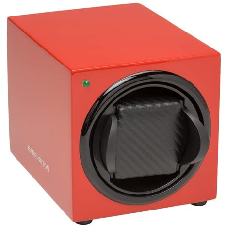 BARRINGTON | Uhrenbeweger Box für Einzeluhren - Crimson Red Flex Kissen