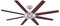 Westinghouse Lighting Stoneford 172 cm Deckenventilator, Nickelglanz, Gleichstrommotor, inklusive Fernbedienung, 7217340