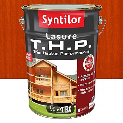 Lasure SYNTILOR Thp 8 ans chêne doré satiné 5 l