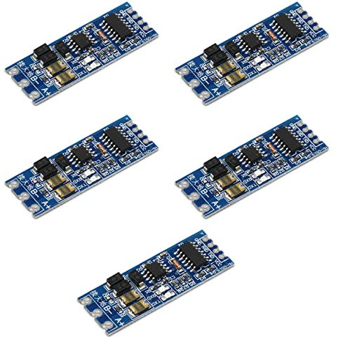 JZK 5 Stück TTL auf RS485 Modul, 485 auf serielle Schnittstelle, UART-Ebene gegenseitige Konvertierung, automatische Hardware-Durchflusskontrolle, TTL Turn RS485 3,3 V 5 V