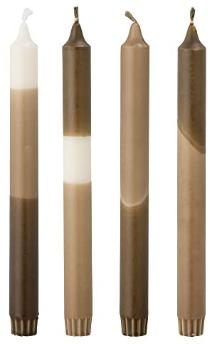 Bloomingville Kerzen Dip Dye 4er Set