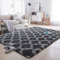 JURLEA Teppiche weicher Innenbereich Design Bereich Teppiche Flauschiger Teppich für Wohnzimmer Glatte Fellteppiche rutschfest Kinderzimmer Teppich (grau, 160 x 200 cm)