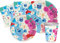 Ciao-Kit Table Fête Party Blue's Clues 24 personnes (112 pcs: assiettes, gobelets, serviettes) en papier compostable Vaisselle, AZ028, Bleu, Rose, Blanc