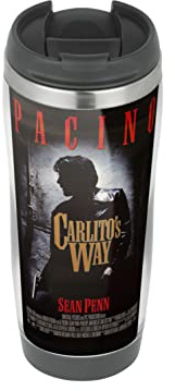 Profiles Carlito's Way Al Pacino - Travel Mug, Thermal Insulated Cup for Hot and Cold Beverages Drinks