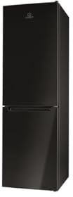 Indesit frigorífico combinado 60cm 339l negro estático LI8S1EK