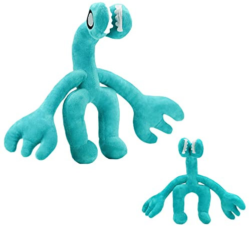 wiztex Regenbogen Freunde Kuscheltier - 30 cm Stuffed Animals Hacki Backi - Animierte Plüschtier - Regenbogen Freunde Lookies für Fans - Plüsch Monster (Toothless Monster)