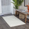 Surya Home Shaggy Berber Teppich - Flauschiger Teppich für Wohnzimmer, Esszimmer, Schlafzimmer, Langflor Hochflor Teppich flauschig - Teppich groß 100x200 cm, Wohnzimmerteppich in Weiß