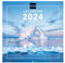 Finocam - Calendar 2024 International Wall Images January 2024 - December 2024 (12 Months) Nature International