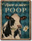 Metallschild mit Aufschrift Dairy Cow Have A Nice Poop, Vintage-Wandkunst, Dekoration, Metallschild, Poster, 20,3 x 30,5 cm