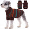 Kuoser Hundepullover Kleine Hunde, Böhmen Hundepullover Mittelgroße Hunde Weich & Warm Hunde Pullover mit Beinen Schick Hundepulli Rollkragen für Chihuahua Französische Bulldogge Katzen