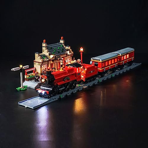 Led Licht Set Kompatibel mit Lego 76423 Hogwarts Express Train Set with Hogsmeade Station (Kein Modell), Dekorationsbeleuchtungsset für Hogwartsexpressen & Hogsmeade Station - Standard Version