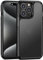 TEOPHA Case for iPhone 15 Pro (6.1 inch),Carbon Fiber Phone Case, Anti-shock, Anti-drop, Anti-fingerprint, Anti-yellowing, Translucent Carbon Fiber Cover for iPhone 15 Pro - Black