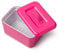 Zeal Insulated Butter Dish, Large 500 grams Capacity Double Walled Butter Tub/Container with Lid, Melamine - Neon Pink