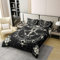 richhome Death Moth 100% Natur Baumwolle Bettbezug 135x200 Größe, Retro Gothic Sonne und Mond Super Soft Bettwäsche Set, Mystery Starry Sky Bohemian Eyes Comforter Cover Bettwäsche (kein Tröster)