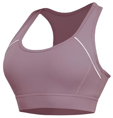 Reggiseno Sportivo Donna ad Alto Supporto, Top Palestra Donna, Reggiseni Sportivi da Donna, Top Sportivo Donna, Comodi per Dormire Tutti i Giorni, Comodi Reggiseni da Donna Pasta Di Fagioli Rossa(XL)