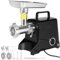 XINGLUOY Tritacarne Elettrico Industriale, capacità 419 Lb/H, 575 W, 2 Lame, 3 Piastre di Macinazione, Salsiccia, Tritacarne Commerciale in Alluminio Pressofuso