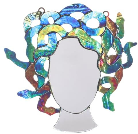 Levemolo Medusa-spiegel Anhänger Gebeizt Fensterdekoration Sonnenfänger Haushaltsdeko Hängedekor Für Moderne Einrichtung