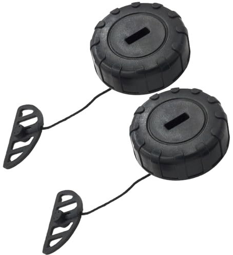 2 PCS Chainsaw Fuel Tank Cap Plastic Oil Cap Replacement for MS180 MS170 MS170C MS180C
