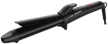 Calor x KARL LARGERFELD Fer à boucler, Diamètre 25 mm, Ondulations et boucles, Température constante de 200 °C pour des résultats parfaits, Temps de chauffe rapide, noir CF321LC0