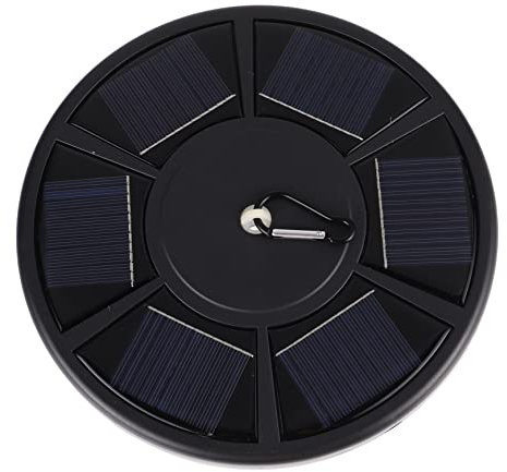 Kisangel Camping Solar Fahnenmast Licht 26 LEDs Schwarz Solarleuchte Outdoor Garten Fahnenmastlampe Zeltbeleuchtung Für Camping Und Terrasse