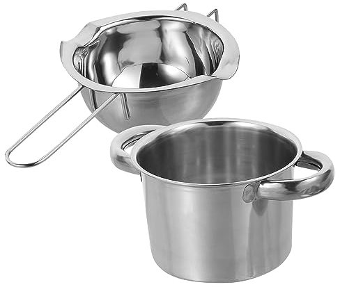 NAMOARLY Stainless Steel Melting Pot Electric Double Boiler for Chocolate Cheese Butter Kitchen Tool