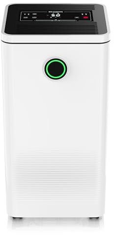 Brandson - Luftentfeuchter 10L mit Kompressor – Dehumidifier Raumentfeuchter elektrisch – 10 Liter / 24h – sehr leise - Schlafzimmer Bad Keller